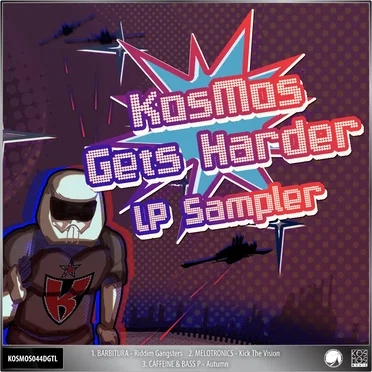 KosMos Gets Harder LP Sampler by Various Artists - album cover