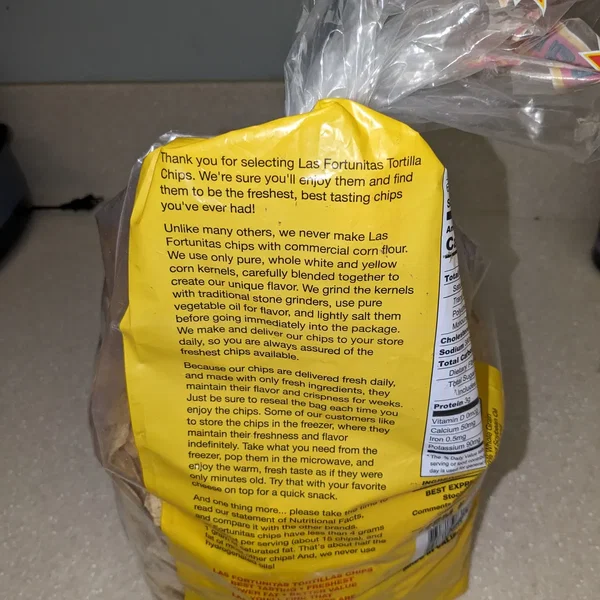 tortilla chip bag song