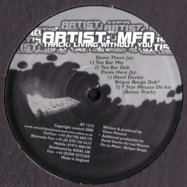 Living Without You by MFA - album cover