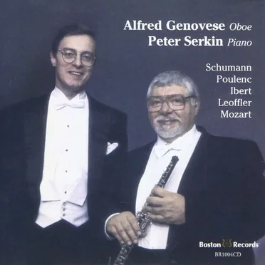 Alfred Genovese Oboe Peter Serkin Piano play Schumann, Poulenc, Ibert, Loeffler, Mozart