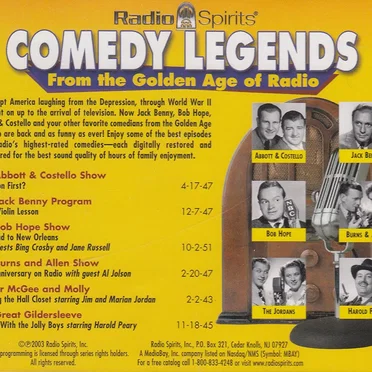Comedy Legends From the Golden Age of Radio by Various Artists - album cover