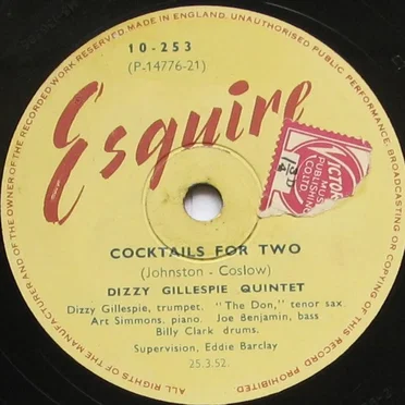 Cocktails for Two / Just One More Chance