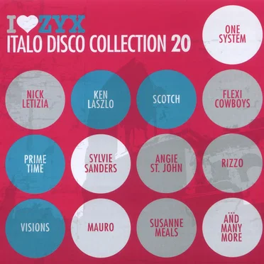 I♥ZYX: Italo Disco Collection 20 by Various Artists - album cover