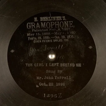 The Girl I Left Behind Me by Mr. John Terrell - album cover