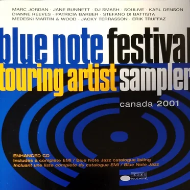 Blue Note Festival Touring Artist Sampler Canada 2001 by Various Artists - album cover