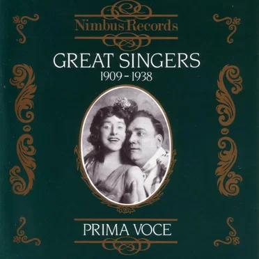 Great Singers: 1909-1938 by Various Artists - album cover