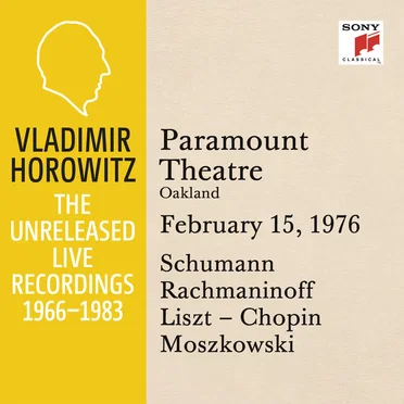 Vladimir Horowitz in Recital at Paramount Theatre Oakland February 15 1976