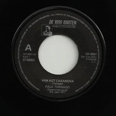 Van agt Casanova by Paul Tornado - album cover