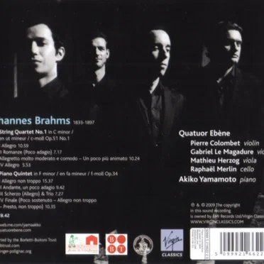 String Quartet No. 1 in C minor / Piano Quintet in F minor