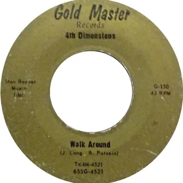 Walk Around / Dizy Miss Lizy by 4th Dimensions - album cover