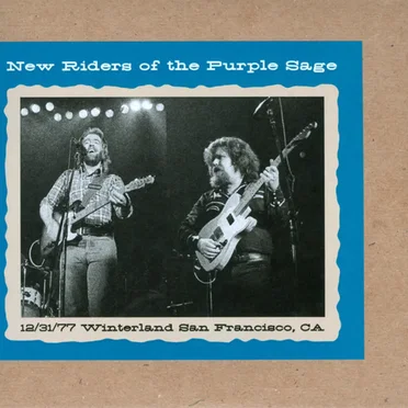 Winterland San Francisco CA, 12/31/77 by New Riders of the Purple Sage - album cover