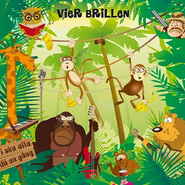 Vi ska alla dö en gång by Vier Brillen - album cover