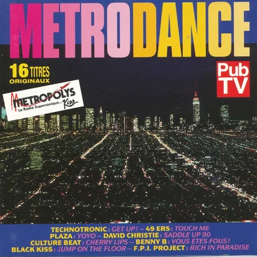 Metrodance 16 titres originaux by Various Artists - album cover