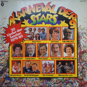 Karneval der Stars 9: 20 Lieder der Session 1979/80 by Various Artists - album cover