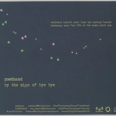 By The Sign Of Bye Bye by Posthand - album cover