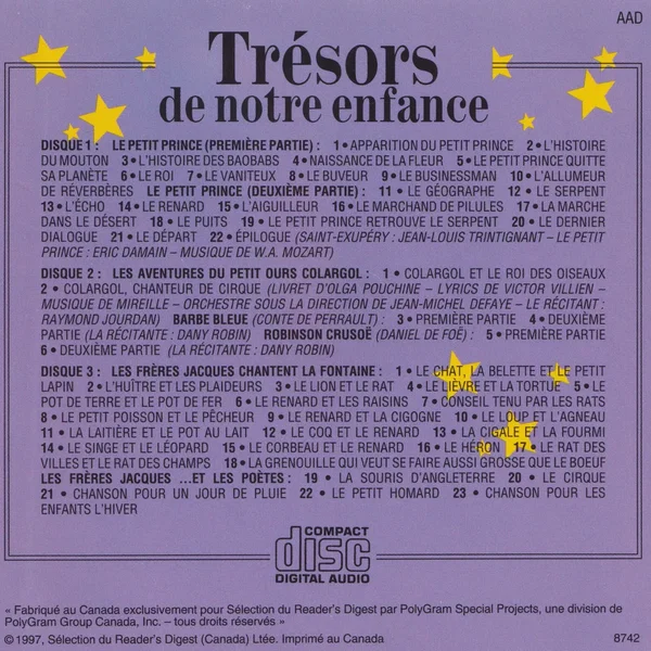 Trésors de notre enfance