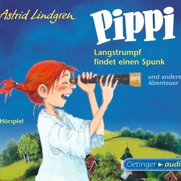 Pippi Langstrumpf findet einen Spunk und andere Abenteuer by Astrid Lindgren - album cover