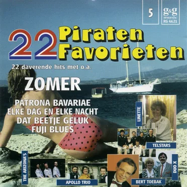 22 piraten favorieten, 5 by Various Artists - album cover