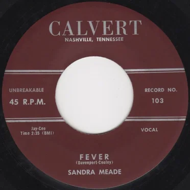 Fever / Who Spins the Wheel by Sandra Meade - album cover