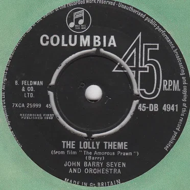 The Lolly Theme by John Barry Seven and Orchestra - album cover