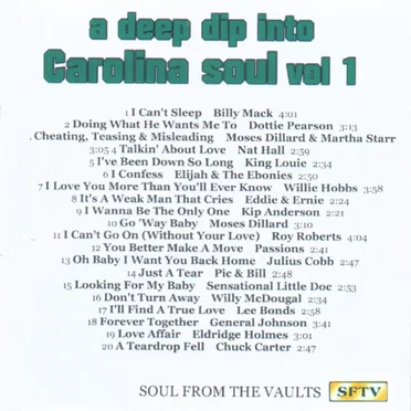 A Deep Dip Into Carolina Soul, Vol. 1 by Various Artists - album cover