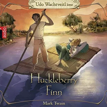 Huckleberry Finn by Mark Twain - album cover