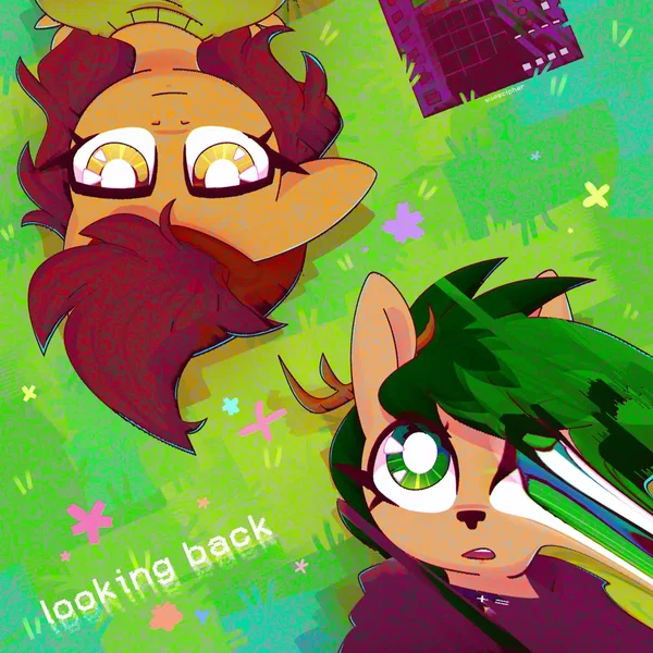 looking back