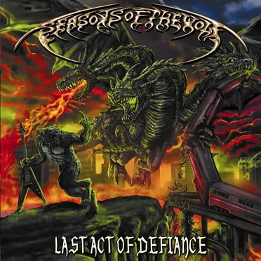Last Act of Defiance by Seasons of the Wolf - album cover