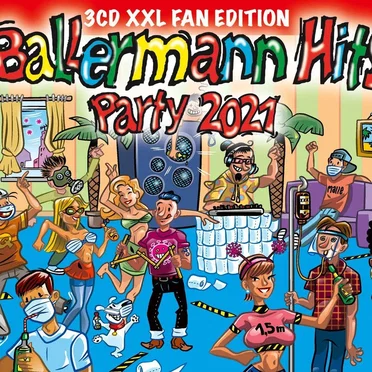 Ballermann Hits Party 2021 by Various Artists - album cover