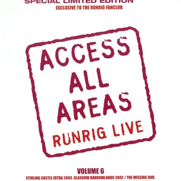 Access All Areas, Volume 6 by Runrig - album cover