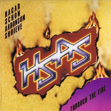 Through the Fire by Hagar, Schon, Aaronson, Shrieve - album cover