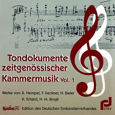 Tondokumente zeitgenössischer Kammermusik, Vol. 1 by Various Artists - album cover