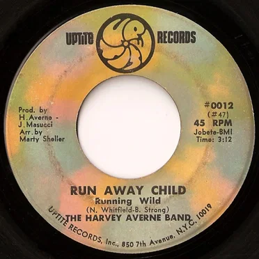 Run Away Child Running Wild / Struttin' Slow by The Harvey Averne Band - album cover