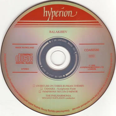 Symphony No 2 ∙ Tamara ∙ Overture On Three Russian Themes