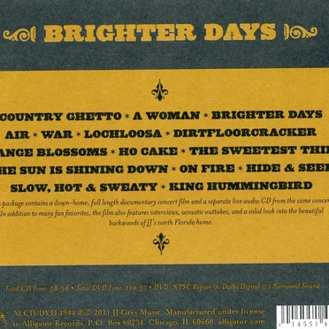 Brighter Days by JJ Grey & Mofro - album cover