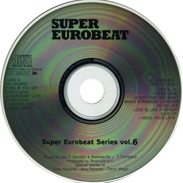Super Eurobeat, Vol. 6 by Various Artists - album cover