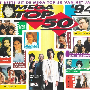 Het beste uit de Mega Top 50 van het jaar '94 by Various Artists - album cover