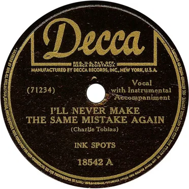 I'll Never Make the Same Mistake Again / I Can't Stand Losing You