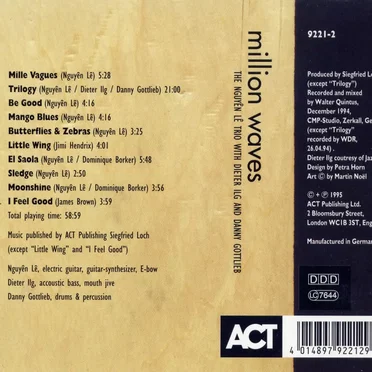 Million Waves by The Nguyên Lê Trio - album cover