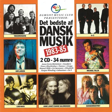 Det bedste af dansk musik 1983-85 by Various Artists - album cover