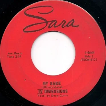My Babe / End That Stompin' by IV Dimensions - album cover