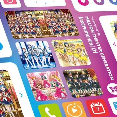 THE IDOLM@STER MILLION THE@TER GENERATION Instrumental 01 by Various Artists - album cover