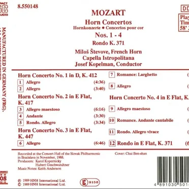 Horn Concertos No. 1-4