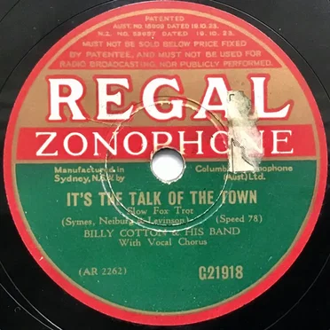 It’s the Talk of the Town / He Was a Handsome Young Soldier