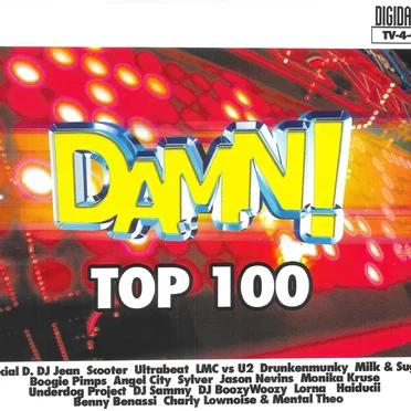 DAMN! Top 100 by Various Artists - album cover