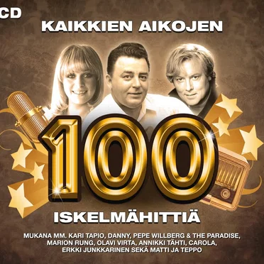 Kaikkien aikojen 100 iskelmähittiä by Various Artists - album cover