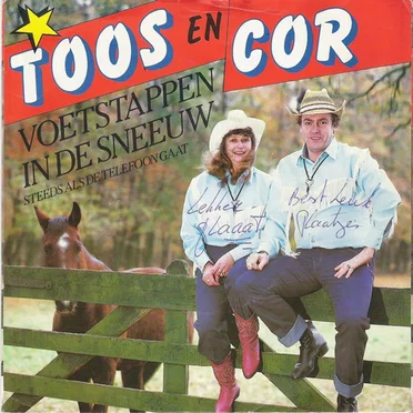 Voetstappen in de sneeuw