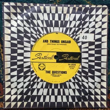 And Things Unsaid / I Can’t Hear You by The Questions - album cover
