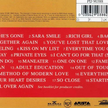 Looking Back: The Best of Hall & Oates