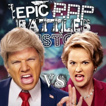 Donald Trump vs Hillary Clinton by Epic Rap Battles of History - album cover